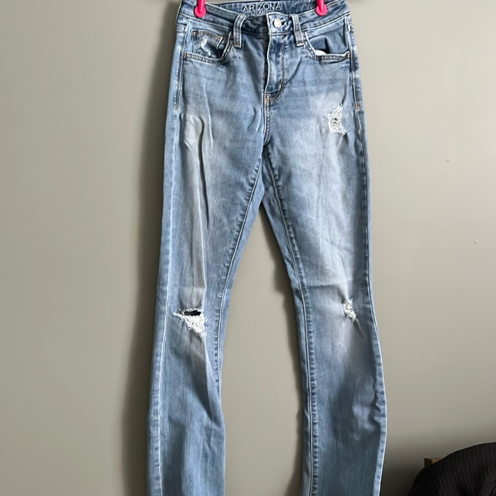 Ripped boot cut  jeans